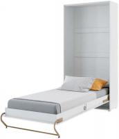 Gulta Full Basic Concept PRO LED ar stelāžu  Guļamvietas platums: 90 cm, Guļamvietas garums: 200 cm, stelāžas tips: koka, Platums: 195 cm, Garums: 237 cm, Augstums: 217 cm, Matrača nepieciešamais augstums: 18 cm, Ar resti: 1, Ar LED: 1, Virsma: matēta, Izgatavošanas materiāls: LKSP, Ar pacelšanas mehānismu: 1, Krāsa: balts