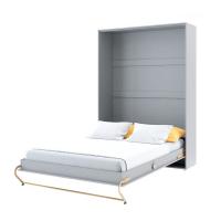 Gulta Full Basic Concept PRO LED ar stelāžu  Guļamvietas platums: 140 cm, Guļamvietas garums: 200 cm, stelāžas tips: koka, Platums: 245 cm, Garums: 237 cm, Augstums: 217 cm, Matrača nepieciešamais augstums: 18 cm, Ar resti: 1, Ar LED: 1, Virsma: matēta, Izgatavošanas materiāls: LKSP, Ar pacelšanas mehānismu: 1, Krāsa: pelēks