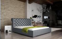 Gulta Manchester Basic Standard ar stelāžu Guļamvietas platums: 80 cm, Guļamvietas garums: 200 cm, stelāžas tips: Easypack, Platums: 98 cm, Garums: 238 cm, Augstums: 110 cm, Apdares materiāls: audums, Ar resti: 1, Auduma nosaukums: Paros 06, Krāsa: grafīts