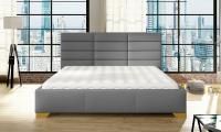 Gulta Mars Basic Standard ar stelāžu Guļamvietas platums: 140 cm, Guļamvietas garums: 200 cm, stelāžas tips: Easypack, Platums: 158 cm, Garums: 223 cm, Augstums: 106 cm, Apdares materiāls: audums, Ar resti: 1, Auduma nosaukums: Matt Velvet 85, Krāsa: pelēks