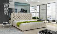 Gulta Preston Basic Standard ar stelāžu Guļamvietas platums: 160 cm, Guļamvietas garums: 200 cm, stelāžas tips: Easypack, Platums: 190 cm, Garums: 223 cm, Augstums: 106 cm, Apdares materiāls: audums, Ar resti: 1, Auduma nosaukums: Fresh 01, Krāsa: krēma