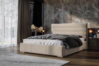 Gulta Sylvi Basic Standard ar stelāžu Guļamvietas platums: 160 cm, Guļamvietas garums: 200 cm, stelāžas tips: Easypack, Platums: 178 cm, Garums: 223 cm, Augstums: 106 cm, Apdares materiāls: audums, Ar resti: 1, Auduma nosaukums: Fresh 01, Krāsa: krēma