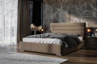 Gulta Sylvi Basic Standard ar stelāžu Guļamvietas platums: 120 cm, Guļamvietas garums: 200 cm, stelāžas tips: Easypack, Platums: 138 cm, Garums: 223 cm, Augstums: 106 cm, Apdares materiāls: audums, Ar resti: 1, Auduma nosaukums: Fresh 04, Krāsa: tumši brūns