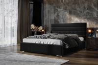 Gulta Sylvi Basic Standard ar stelāžu Guļamvietas platums: 80 cm, Guļamvietas garums: 200 cm, stelāžas tips: Easypack, Platums: 98 cm, Garums: 223 cm, Augstums: 106 cm, Apdares materiāls: audums, Ar resti: 1, Auduma nosaukums: Fresh 17, Krāsa: melns