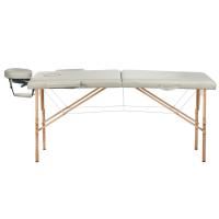 Kosmetologu kušete BS-523 Platums: 60 cm, Garums: 185 cm, Augstums: 62 cm, Maksimālais augstums: 83 cm, Apdare: eko āda, Manuālā : 1, Krāsa: pelēks