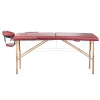 Kosmetologu kušete BS-523 Platums: 60 cm, Garums: 185 cm, Augstums: 62 cm, Maksimālais augstums: 83 cm, Apdare: eko āda, Manuālā : 1, Krāsa: sarkans