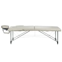 Kosmetologu kušete BS-723 Platums: 60 cm, Garums: 185 cm, Augstums: 60 cm, Maksimālais augstums: 78.5 cm, Apdare: eko āda, Manuālā : 1, Krāsa: pelēks