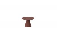 Žurnālgalds Pineto Mini Diametrs: 80 cm, Augstums: 50 cm, Virsma: matēta, Forma: apaļš, Materiāls: MDF, Krāsa: tumši sarkans