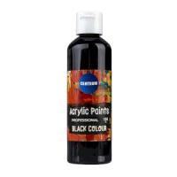 Akrila krāsa 120ml melna CENTRUM