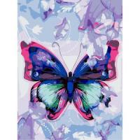 Akrila krāsas un kanvas attēlu gleznošana pēc numuriem "Butterfly" 30x40cm