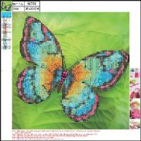 Dimanta mozaīka "Butterfly" 30x30cm