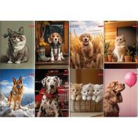 Klade A4 rūtiņu 52lp. PETS
