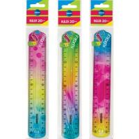 Lineāls 20cm SOFT ABS lokans