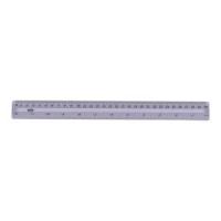 Lineāls 30cm caurspīdīgs
