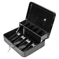 Naudas kaste FOROFIS 30x24x9cm (melna kr.) no metala