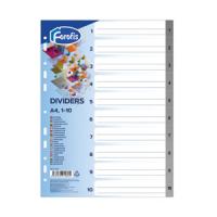 Sadalītājs A4 "1-10" 0.13mm FOROFIS