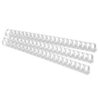 Spirāles plastmasas 20mm 175lp. FOROFIS 100gab. baltas