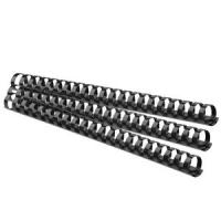 Spirāles plastmasas 20mm 175lp. FOROFIS 100gab. melnas