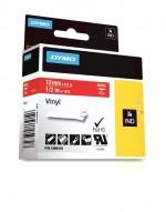 DYMO Rhino vinila lente 12 mm x 5,5 m / balta uz sarkana (1805416)