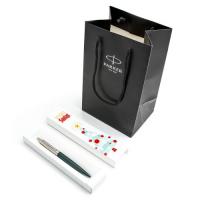 Parker Jotter Matte Green tušinukų rinkinys dovanų dėžutėje su dovanų maišeliu