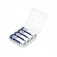 Xtar R6“ / AA / LR06 1,5 V ličio jonų 2000 mAh akumuliatorius su apsauga, 4 vnt. dėžutėje