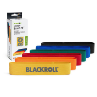 Resistance rubber set BLACKROLL LOOP BAND SET, 6 PCS.
