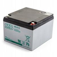 SSB SBL 28-12i 12V 28Ah AGM neuzturīgs akumulators bufera darbībai