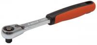 Tarkšķatslēga BAHCO Reversible ratchet 1/4" slim