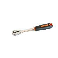 Tarkšķatslēga BAHCO Reversible ratchet 205mm 3/8" slim