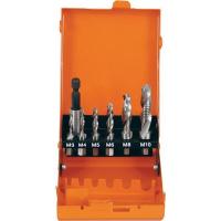Urbju/vītņurbju komplekts 1/4'' 7 daļas HSS-G