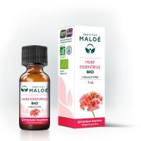 Эфирное масло Герани бурбонской Pelargonium graveolens BIO 100% чистое и натуральное, 5 ml