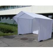 Balta telts ar apdruku tirdzniecībai 3x2m Nr. 1/3tr diametrs 25 mm