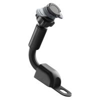 Arm, mirror and screw mount with flexible arm and hole