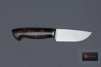BB Hunting knife 102mm, S390 steel, Karēlijas bērza rokturis