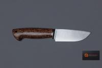 BB Hunting knife 103mm, S390 steel, Karēlijas bērza rokturis