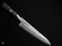MCUSTA ZANMAI Supreme 3 Hammered Black Gyuto nazis 21cm