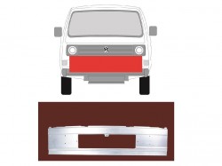 Volkswagen Transporter 1979->1990 priekšas panelis apakšas daļa ar gaisa atveri