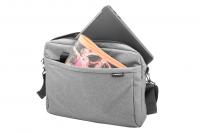 Portatīvo datoru soma Natec  Laptop Bag, Mustela, 15.6", Grey | NTO-0766  | 5901969402629