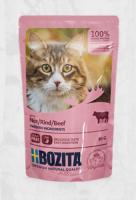 Bozita Beef Sauce, 85g - bezgraudu gaļas gabaliņi ar liellopu mērcē