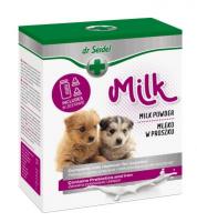 Dr.Seidel Milk Powder Puppy, 300g Set - mātes piena aizvietotājs kucēniem, ar aksesuāriem