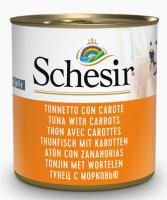 SCHESIR Dog Tuna with Carrots in Jelly, 285g - tuncis un burkāni želejā