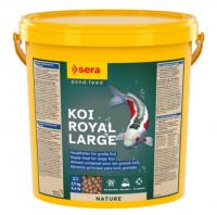 Sera Koi Royal Nature Large, 10L / 2,9kg - peldošās granulas koi karpām